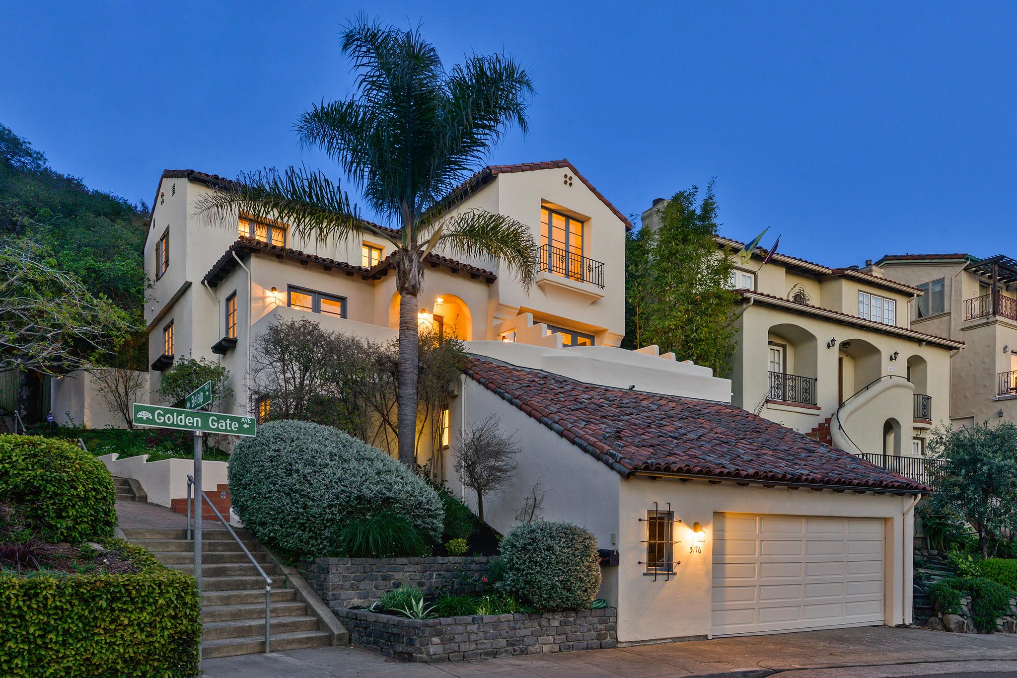  5176 Golden Gate Ave, Oakland—Upper Rockridge mediterranean home.—Andy Read Realtor—Photo 2