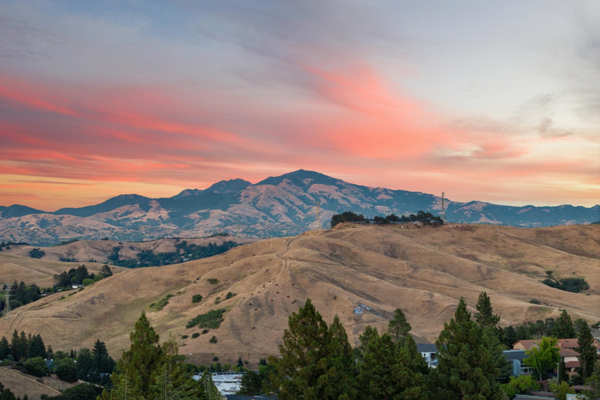 1912 Ascot Drive, Moraga - single-story home in Ascot Highlands atop Mulholland Ridge surrounded by open space and valley vie—Andy Read Realtor—Photo 1