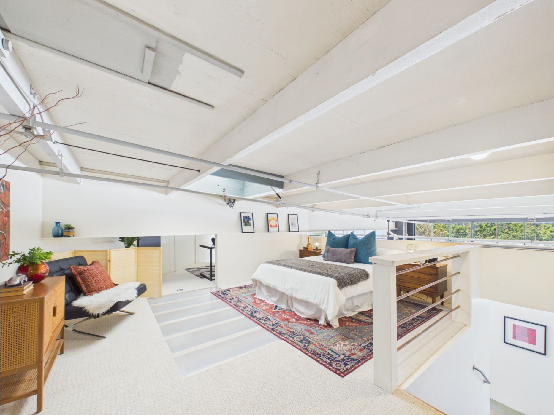  4053 Harlan St #315, Emeryville - top floor loft with massive floor-to-ceiling windows and views of the Berkeley Hills—Andy Read Realtor—Photo 12