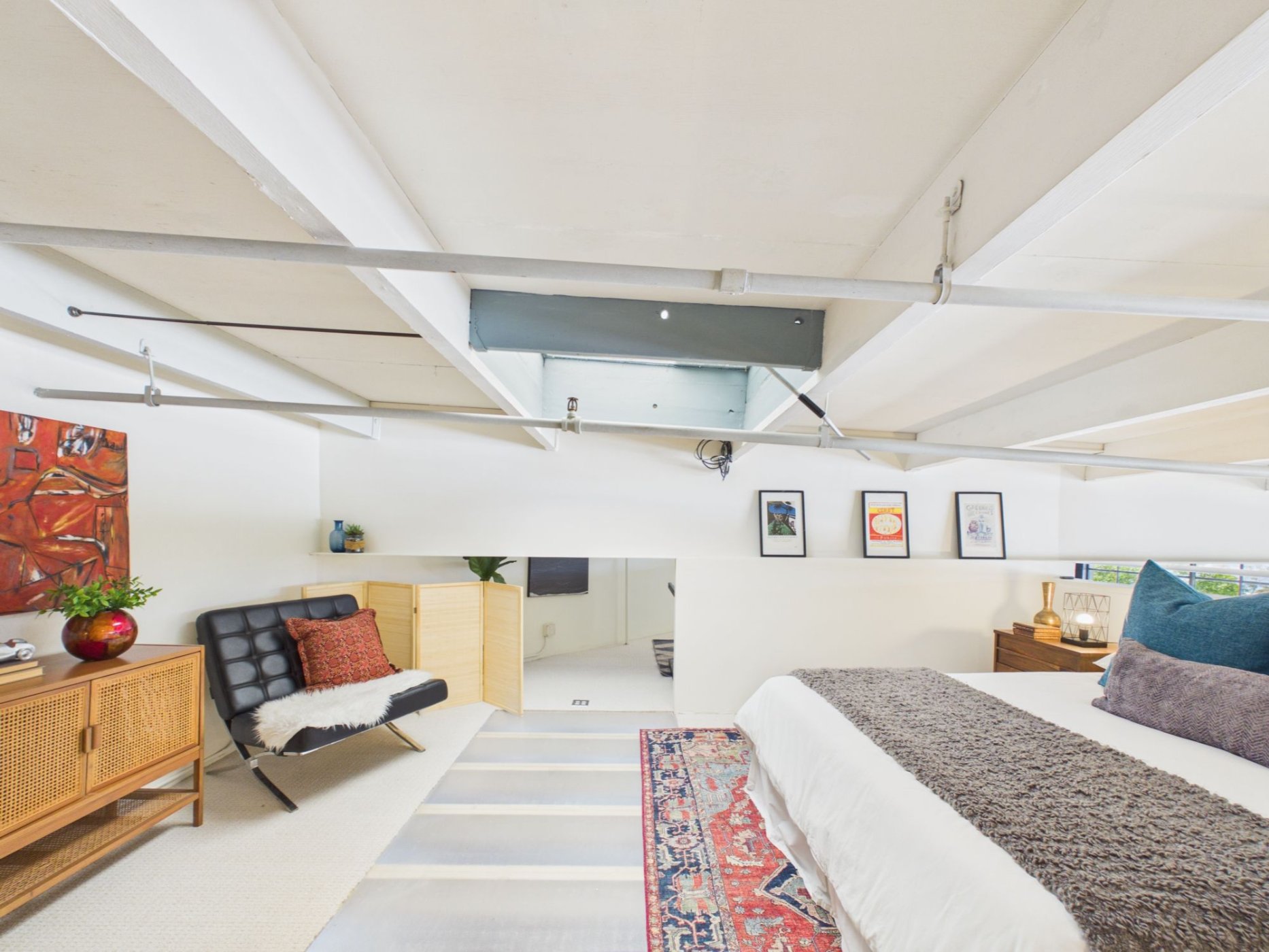 4053 Harlan St #315, Emeryville - top floor loft with massive floor-to-ceiling windows and views of the Berkeley Hills—Andy Read Realtor—Photo 13
