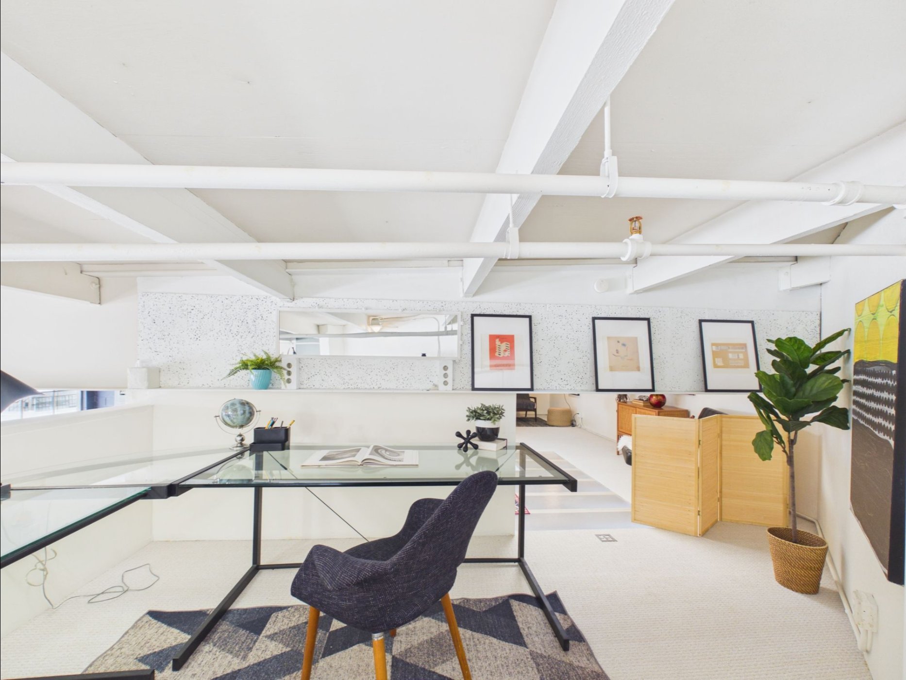  4053 Harlan St #315, Emeryville - top floor loft with massive floor-to-ceiling windows and views of the Berkeley Hills—Andy Read Realtor—Photo 14