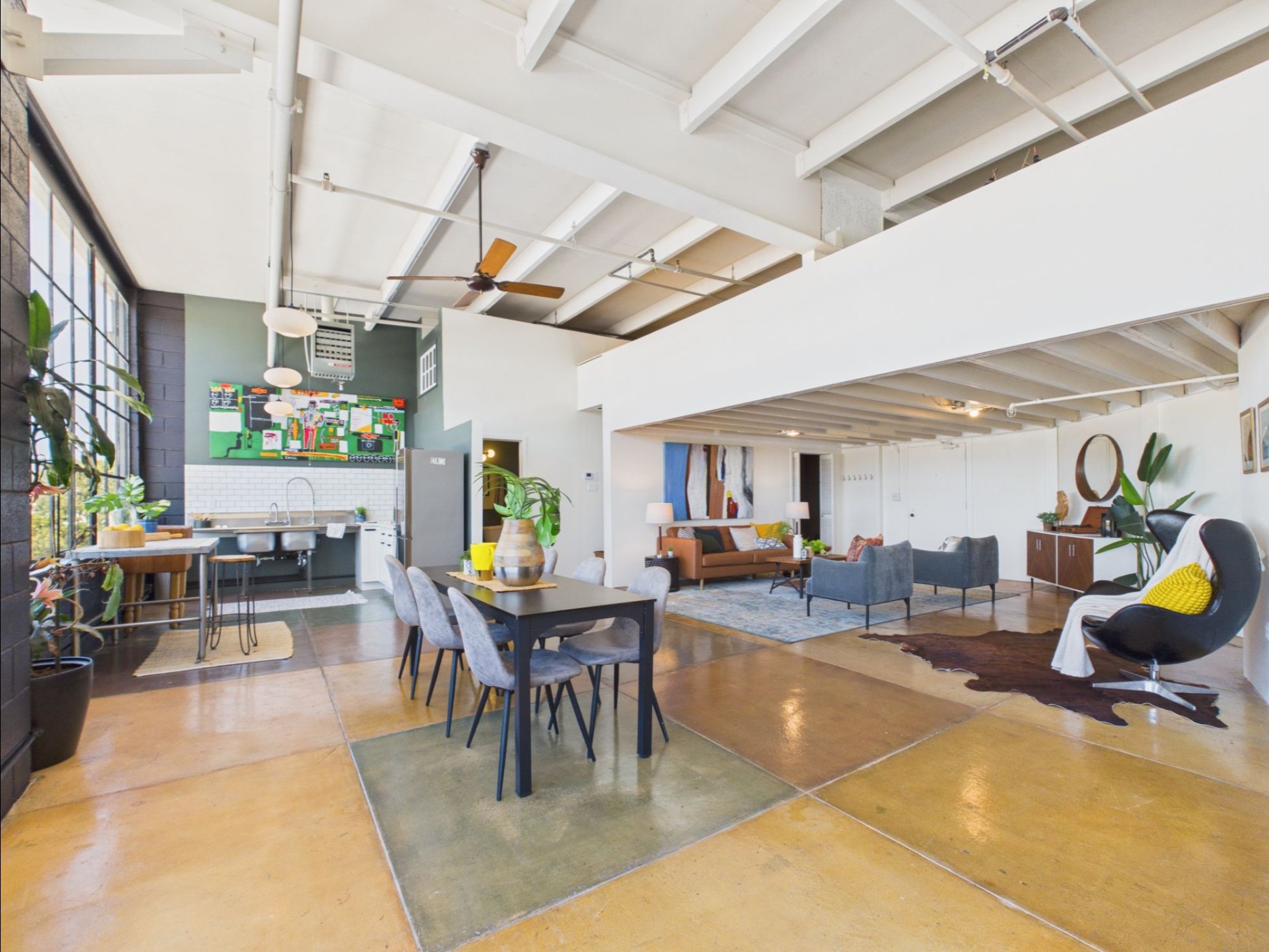 4053 Harlan St #315, Emeryville - top floor loft with massive floor-to-ceiling windows and views of the Berkeley Hills—Andy Read Realtor—Photo 10