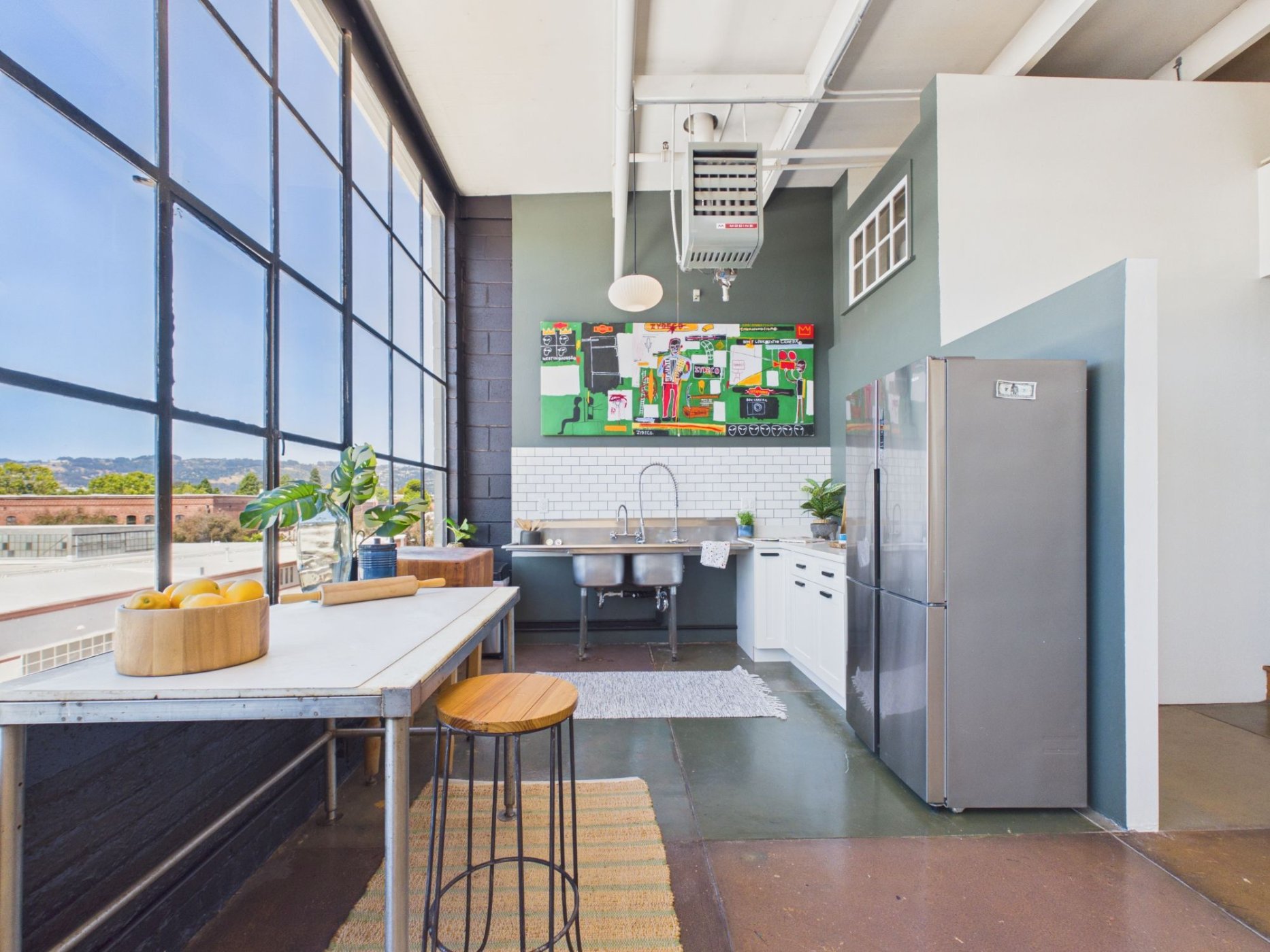  4053 Harlan St #315, Emeryville - top floor loft with massive floor-to-ceiling windows and views of the Berkeley Hills—Andy Read Realtor—Photo 17