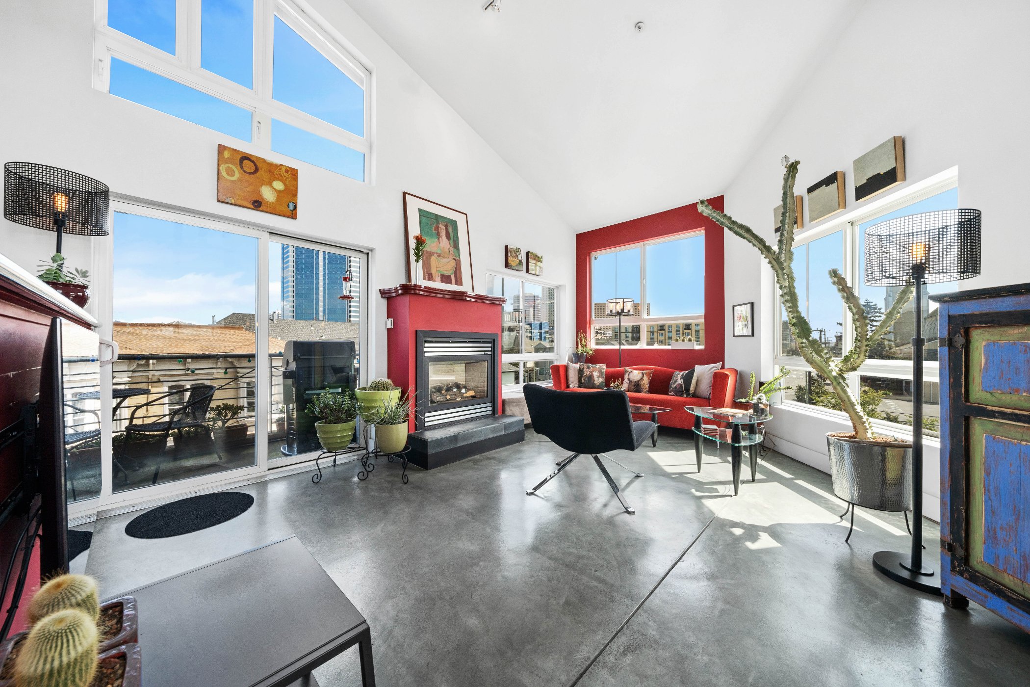  675 8th Street #16, Oakland -top floor, split-level corner loft overlooking downtown Oakland with parking and in-unit laundry—Andy Read Realtor—Photo 0