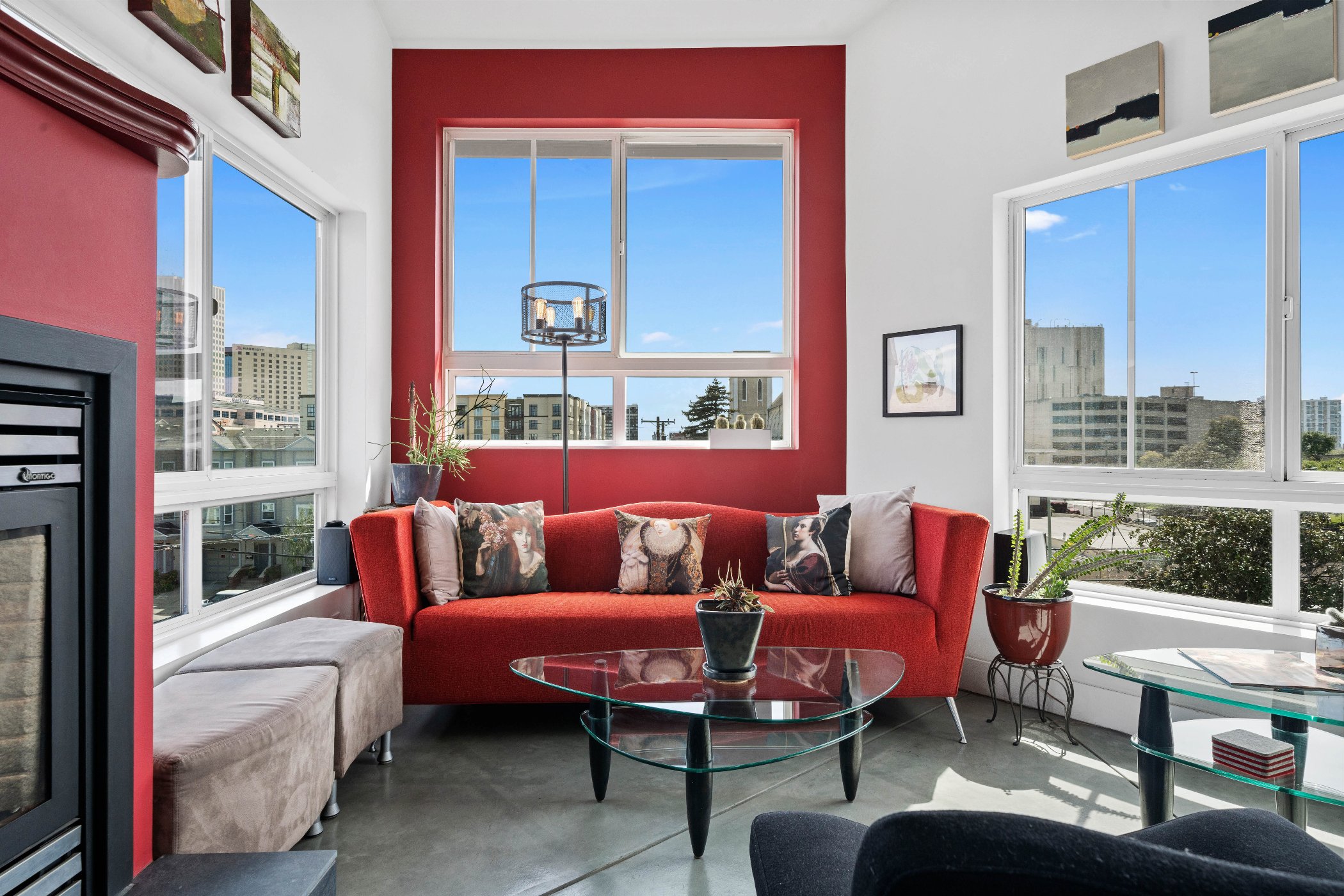  675 8th Street #16, Oakland -top floor, split-level corner loft overlooking downtown Oakland with parking and in-unit laundry—Andy Read Realtor—Photo 4