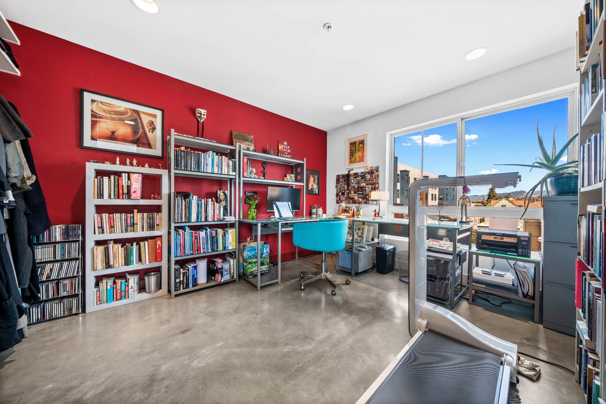  675 8th Street #16, Oakland -top floor, split-level corner loft overlooking downtown Oakland with parking and in-unit laundry—Andy Read Realtor—Photo 9